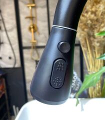 Mat Siyah Ginza Spiralli Mutfak Armatür