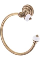 Antik Gold Banyo Havluluk Vintage Antik Havluluk Komple Pirinç Malzeme Paslanmaz