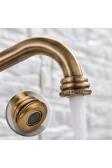 Mutfak Evye Banyo Lavabo Bataryası Antik Desenli 7 Yıl Garantili Ithal