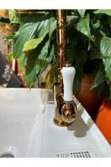 Bronz Mutfak Bataryası Vintage Tasarım Evye Armatür Bakır Zen Design