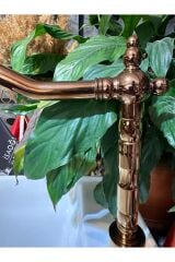 Bronz Mutfak Bataryası Vintage Tasarım Evye Armatür Bakır Zen Design