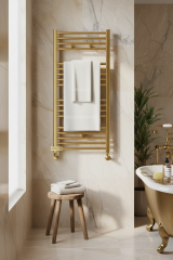 Gold Havlupan 50x70 Ebat Banyo Altın Havlupan Vanalar Dahil Set