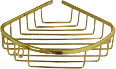 Gold Şampuanlık Altın Tekli Raf Şampuanlık Pirinç Paslanmaz Ömür Boyu Garanti Gold Banyo Rafı