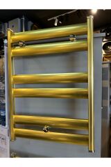 Mat Gold Havlupan 50*70 Ölçü Vanalar Dahil Set Banyo Havlupanı Mat Gold