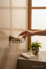 Antik Gold Katı Sabunluk Pirinç Materyal Paslanmaz Eskitme Antik Sabunluk