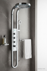 Duş Seti Özel Tasarım Relax Gösterge Panelli Masajlı Yağmurlama Komple Duş Sistemi