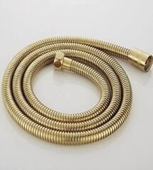 Gold Duş Zinciri 150 Cm Duş Hortumu Paslanmaz Materyal Esnek Spiral