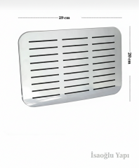 Tepe Yağmurlama Duş Başlığı ve El Telefonu Şelale Akış Fonksiyonlu Bütün Duş Setlerine Uygun İkili