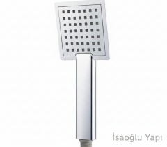 Krom Kare El Duşu Bütün Duş Setlerine Uygun Yedek Parça Parlak Krom Renk