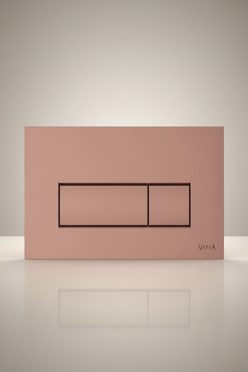 Bakır Gömme Rezervuar Butonu Bronz Asma Klozet Uyumlu Basma Butonu