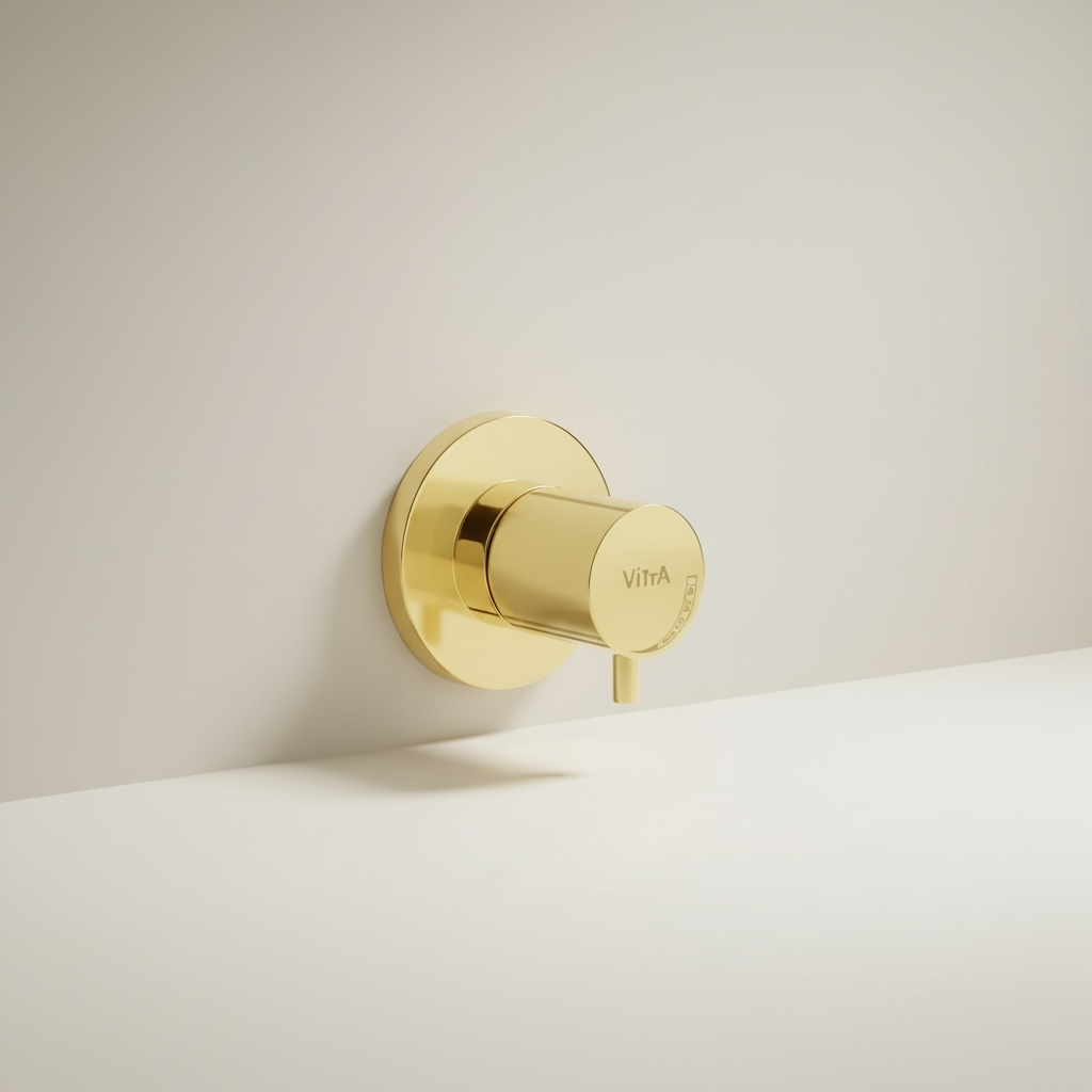 Gold Ankastre Stop Walf Asma Klozet Uyumlu Taharet Musluğu Gold Renk