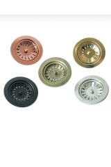 Antik Gold Mutfak Gideri Antik Gold Evye Süzgeci Modern Premium Tasarım Gider Standart Boy