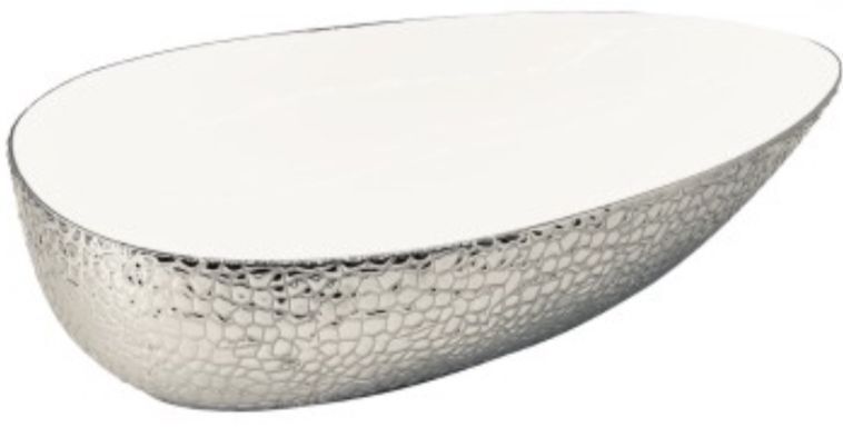 Elips Çanak Lüks Lavabo  Beyaz 56X35X13