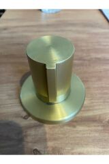 Mat Gold Gömme Rezervuar Mat Gold Taharet Musluğu ve Buton Komple Set Mat Altın Dore Panel