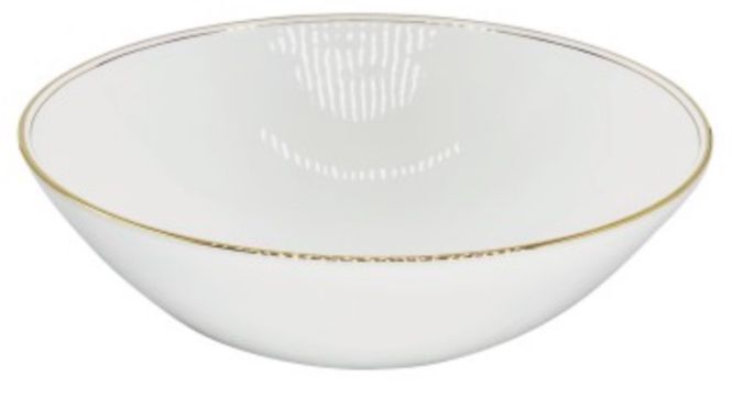 Elips Beyaz Seramik Lüks Lavabo Çanak 39X39X12