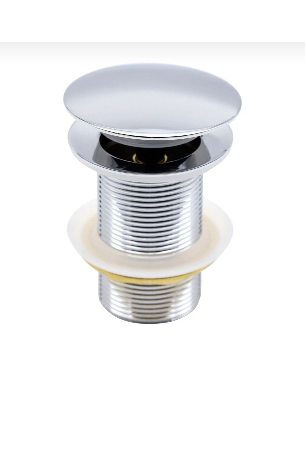 Lavabo Gideri Silver Gümüş Çift Kademe Lavabo Süzgeç Gider