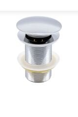 Lavabo Gideri Silver Gümüş Çift Kademe Lavabo Süzgeç Gider