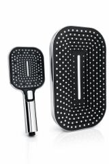 Tepe Duş Başlığı ve Yoğun Tazzik Ayarlı El Duşu Seti Bütün Duş Setlerine Uygun Dayanıklı Duş Başlığı