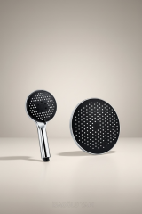 Yuvarlak Tepe Duş Seti ve El Duşu Yoğun Akışlı Tazzikleme Özellikli Bütün Duş Setlerine Uygun İkili