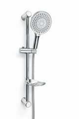 Yuvarlak Duş Sistemi Oval Tasarım Tazzikleme Basınçlı Yoğun Akış Sürgülü Duş Seti