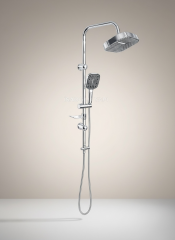 Duş Sistemi Tepe Yağmurlamalı Büyük Duş Seti Tazzikleme Basınç Ayarlı Yoğun Akış Modern Tasarım