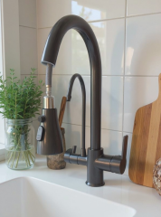 Antrasit Mutfak Bataryası Spiralli Arıtmalı Tazzik ve Basınç Ayarlı Arıcıtılara Uygun Antrasıt Gri