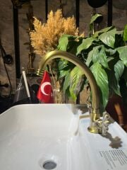 Antik Gold Vintage Klasik Armatür Özel Tasarım Pirinç