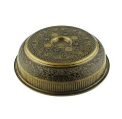 Antik Gold Banyo Hamam Tası Kurna Tası Pirinç Malzeme Eskitme