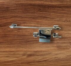 Parlak Gümüş Silver Vintage Classic Premium 3'lü Banyo Aksesuar Serisi