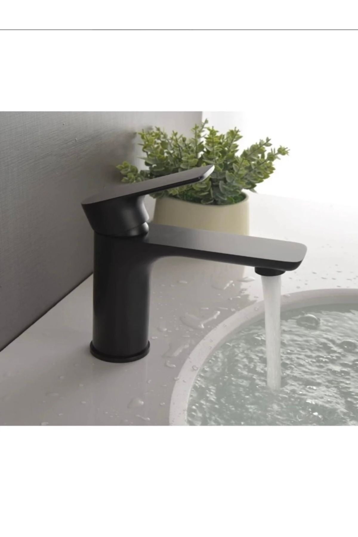 Siyah Lavabo Bataryası Mat Siyah Lavabo Armatür 5 Yıl Garantili