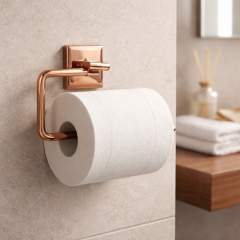 Bakır Tuvalet Kağıtlık Bronz Banyo Tuvalet Kağıtlığı Pirinç Paslanmaz Materyal