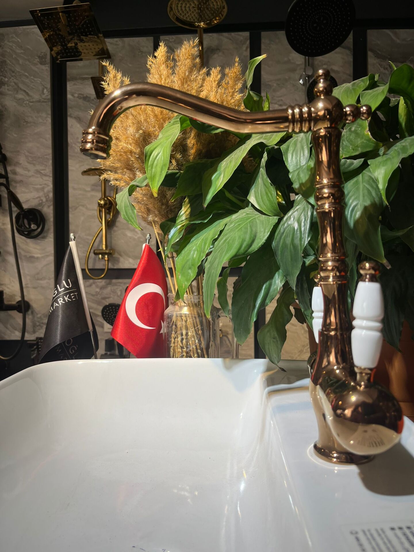Rustik Arıtmalı Zen Design Rose Bakır Arıtmalı Mutfak Armatür