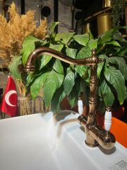 Rustik Arıtmalı Zen Design Rose Bakır Arıtmalı Mutfak Armatür
