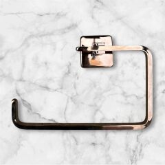 Bakır Bronz Havluluk Kare Modern Tasarım Rose Bakır Bronz