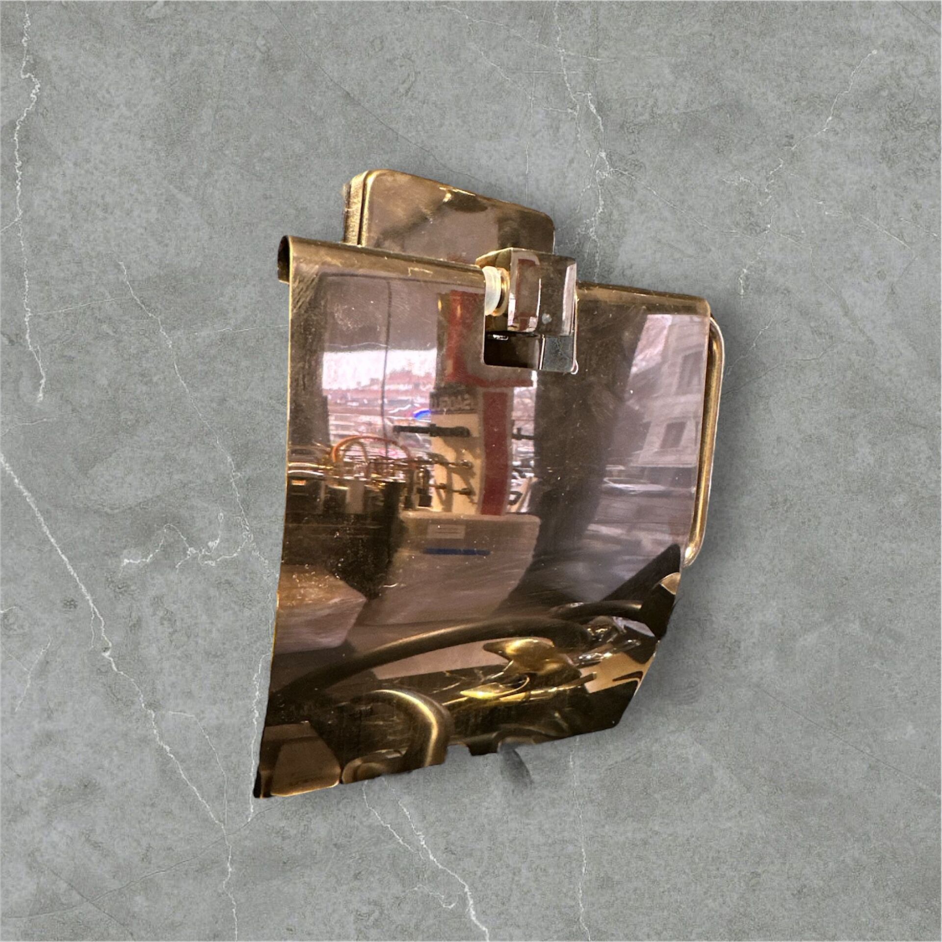 Bakır Bronz Tuvalet Kağıtlığı Kapaklı Rose Bakır Tuvalet Kağıtlık