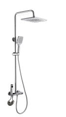 Piano Duş Sistemi Batarya Dahil Hava Kompressör Temizleme Aparatlı Gümüş Renk