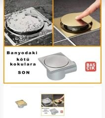 Gold Bas Bırak Sistem Yer Sifonu