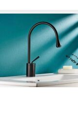 Siyah Lavabo Bataryası Siyah Banyo Musluğu Drop Design Lavabo Armatür