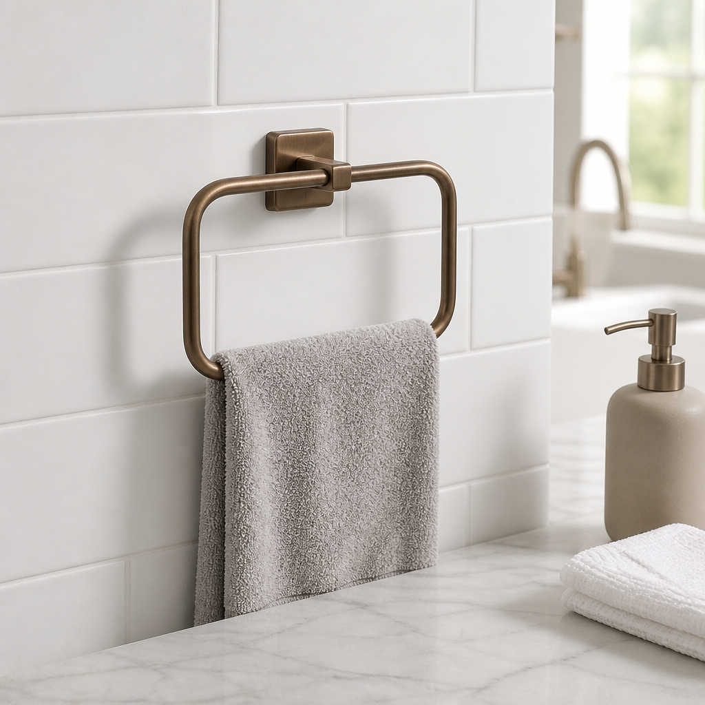 Antik Gold Banyo Havluluk Eskitme Gold Pirinç Paslanmaz Çelik Havluluk