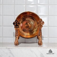 Kurna Musluğu Bakır Bronz Kurna Seti Pirinç Hamam Tası Komple Set