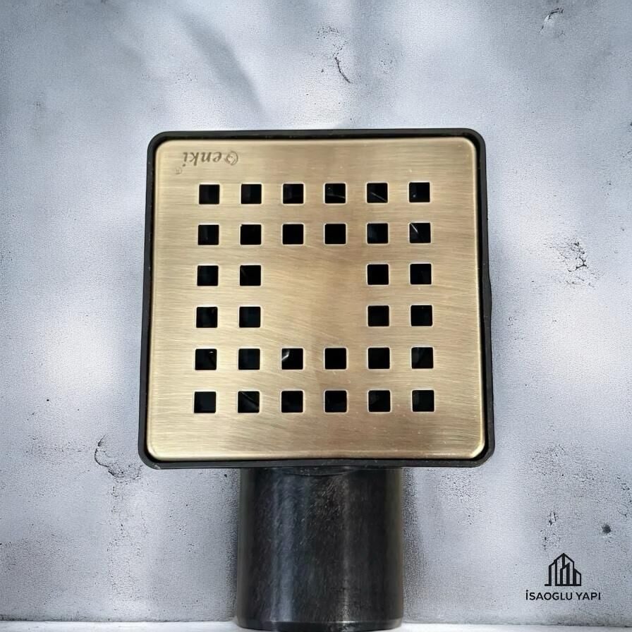 Antik Gold Yer Gideri Antik Gold Kanal Süzgeç 10*10 Antik Eskitme Gider