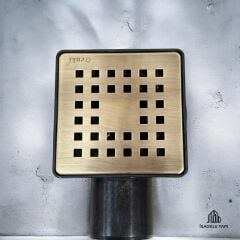 Antik Gold Yer Gideri Antik Gold Kanal Süzgeç 10*10 Antik Eskitme Gider