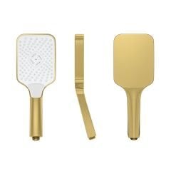Mat Gold Duş Sistemi ve Alt Bataryası Valentini Mat Altın Premium Duş Seti