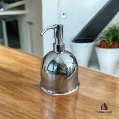 Sıvı Sabunluk Silver Gümüş Özel Seri Sabunluk Pirinç Malzeme