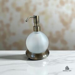 Antik Gold Sabunluk Pirinç Sıvı Sabunluk Özel Seri Sabunluk Eskitme Gold