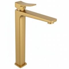 Mat Gold Yağmur Çanak Lavabo Bataryası Premium Mat Altın Çanak Lavabo Uyumlu Lavabo Armatürü