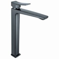 Antrasit Gri Yağmur Çanak Lavabo Bataryası Premium Antrasit Gri Çanak Lavabo Uyumlu Lavabo Armatürü