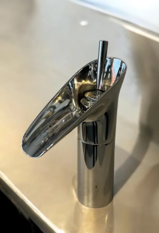 Krom Şelale Musluk Nostaljik Tasarım Şelale Lavabo Bataryası