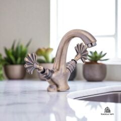 Antik Lavabo Armatür Vintage Özel Seri Kartal Lavabo Musluğu Pirinç Malzeme Banyo Musluk