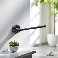 Siyah Havlu Kağıtlık Vintage Seri Kağıt Havluluk Mat Siyah Havluluk